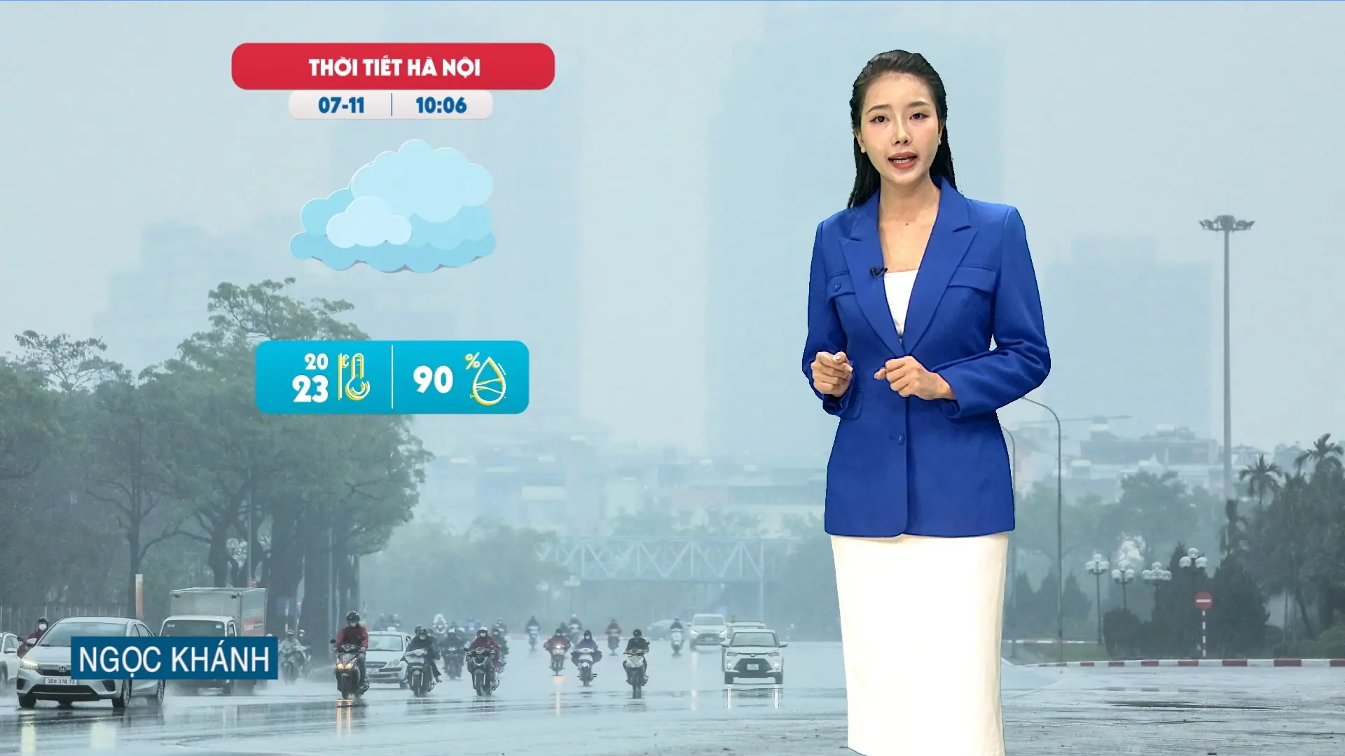Dự báo thời tiết trưa | 07/11/2025